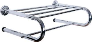 Полка для полотенец Boheme Brillante хром 10449